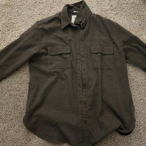 Abercrombie Oversized Flannel Shirt Jacket - Medium